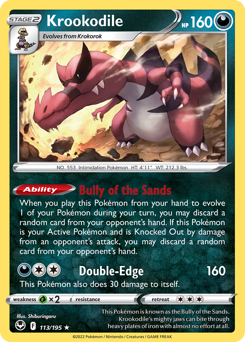 Krookodile — Silver Tempest 113/195