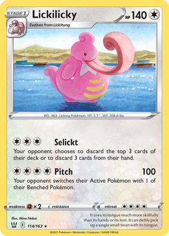 Lickilicky — Battle Styles 114/163