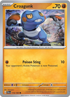 Croagunk — Paldea Evolved 114/193