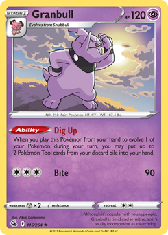 Granbull — Fusion Strike 116/264