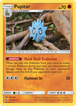 Pupitar — Lost Thunder 116/214