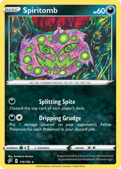 Spiritomb — Rebel Clash 116/192