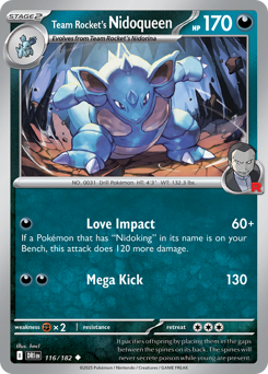 Team Rocket's Nidoqueen — Destined Rivals 116/182