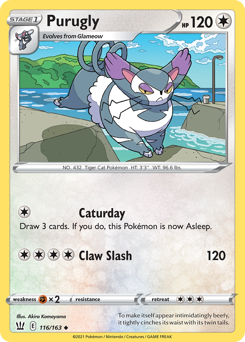 Purugly — Battle Styles 116/163