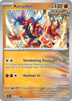 Koraidon — Surging Sparks 116/191