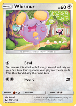 Whismur — Celestial Storm 116/168