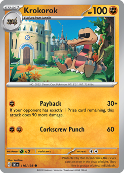 Krokorok — Scarlet & Violet 116/198