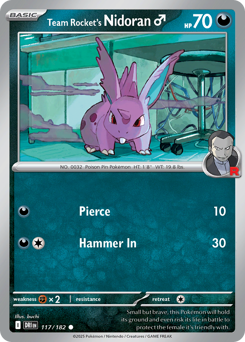 Team Rocket's Nidoran♂ — Destined Rivals 117/182