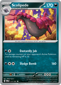 Scolipede — Twilight Masquerade 117/167
