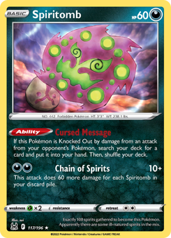 Spiritomb — Lost Origin 117/196