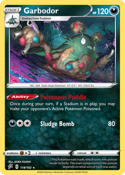 Garbodor — Rebel Clash 118/192