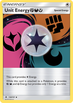 Unit Energy FightingDarknessFairy — Forbidden Light 118/131