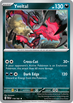 Yveltal — Paradox Rift 118/182