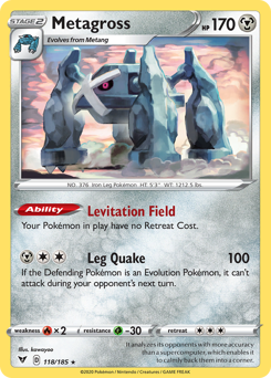 Metagross — Vivid Voltage 118/185