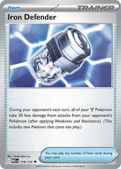 Iron Defender — Mega Evolution 118/132