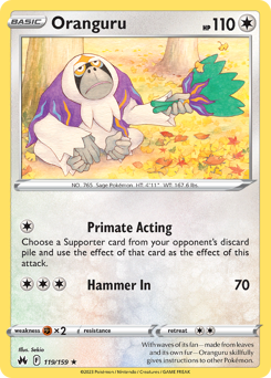 Oranguru — Crown Zenith 119/159
