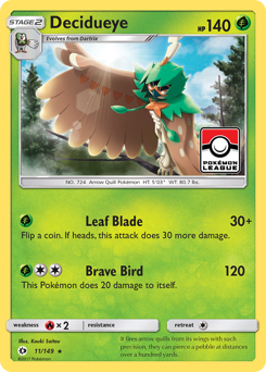 Decidueye — Sun & Moon 11/149