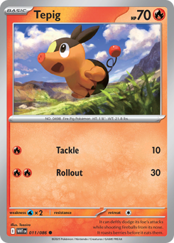 Tepig — White Flare 11/86