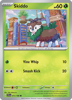 Skiddo — Scarlet & Violet 11/198