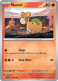 Numel — Paldean Fates 11/91