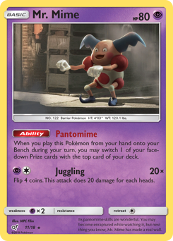 Mr. Mime — Detective Pikachu 11/18