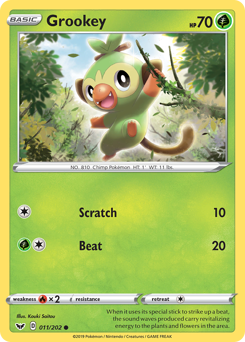 Grookey — Sword & Shield 11/202