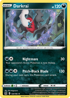 Darkrai — Lost Origin 120/196