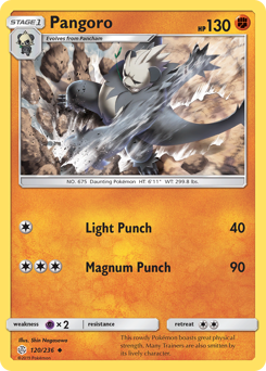 Pangoro — Cosmic Eclipse 120/236
