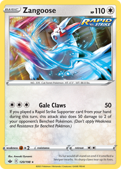 Zangoose — Chilling Reign 120/198