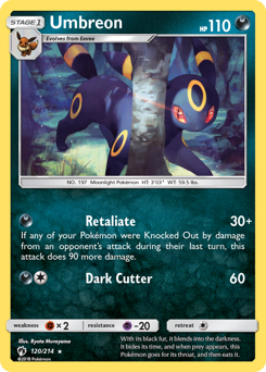 Umbreon — Lost Thunder 120/214