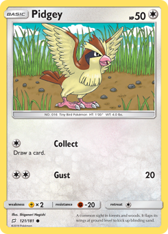 Pidgey — Team Up 121/181