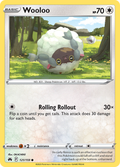Wooloo — Crown Zenith 121/159