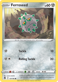 Ferroseed — Silver Tempest 121/195