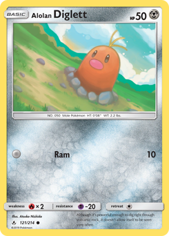 Alolan Diglett — Unbroken Bonds 121/214