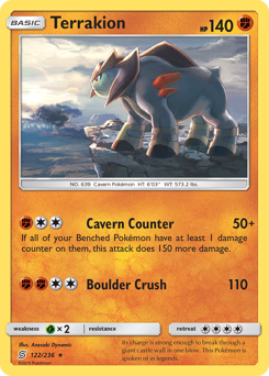 Terrakion — Unified Minds 122/236