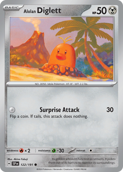 Alolan Diglett — Surging Sparks 122/191