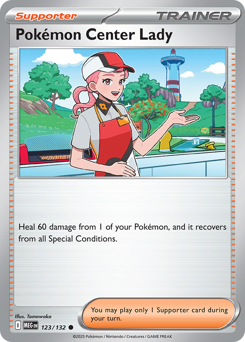 Pokémon Center Lady — Mega Evolution 123/132