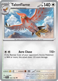 Talonflame — Stellar Crown 123/142