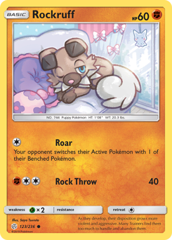 Rockruff — Cosmic Eclipse 123/236