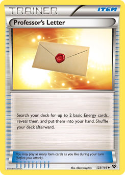 Professor's Letter — XY 123/146