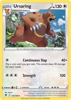 Ursaring — Astral Radiance 123/189