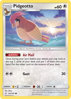 Pidgeotto — Team Up 123/181