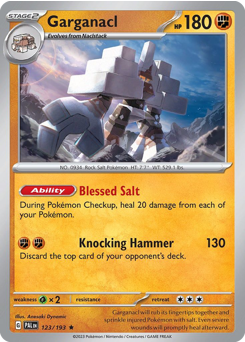 Garganacl — Paldea Evolved 123/193