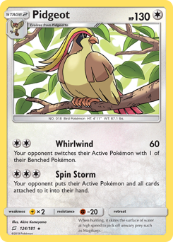 Pidgeot — Team Up 124/181