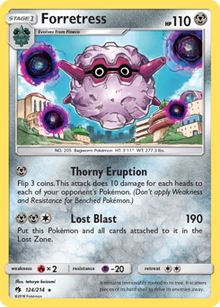 Forretress — Lost Thunder 124/214