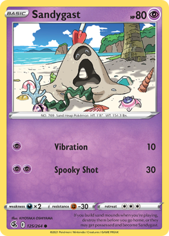 Sandygast — Fusion Strike 125/264