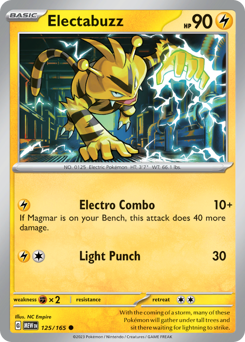 Electabuzz — 151 125/165