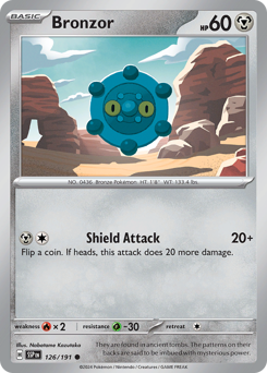 Bronzor — Surging Sparks 126/191