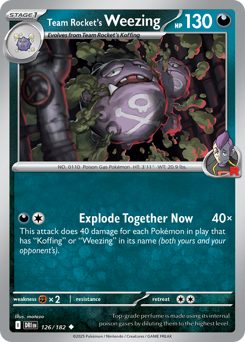 Team Rocket's Weezing — Destined Rivals 126/182