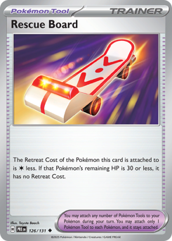 Rescue Board — Prismatic Evolutions 126/131